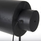 61" Black LED Floor Lamp With Black Metal Shade