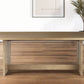 Light Natural Modern Rustic Wooden Dining Table