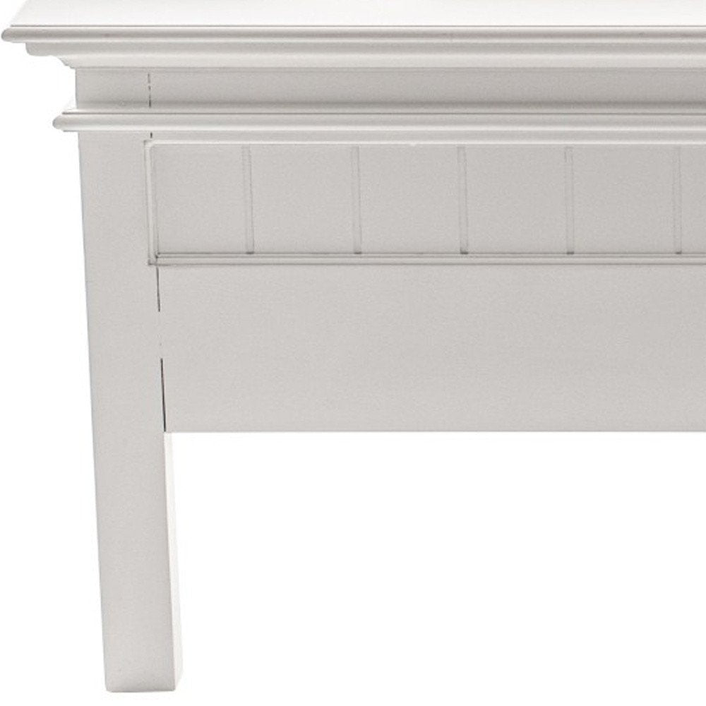 Classic White Panel King Size Bed