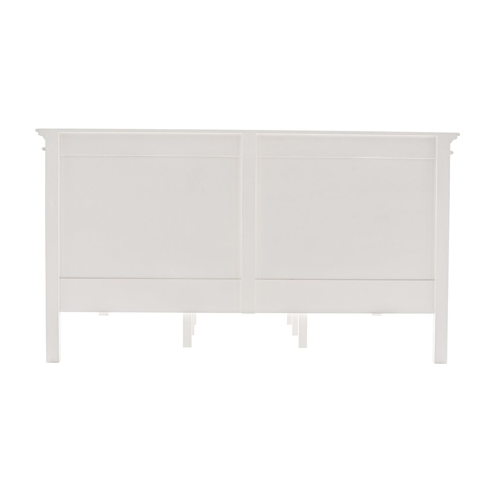 Classic White Panel King Size Bed