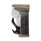 28" Brown Solid Wood Four Hook Wall Mount Coat Rack