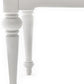 94" White Solid Wood Dining Table