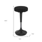 Black and Gray Adjustable Height Swivel Office Chair