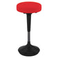Red and Black Adjustable Height Swivel Office Chair