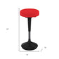 Red and Black Adjustable Height Swivel Office Chair