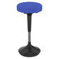 Blue and Black Adjustable Height Swivel Office Chair