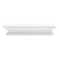 23" Classic White Floating Wall Shelf