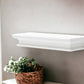 32" Classic White Floating Wall Shelf