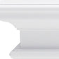 32" Classic White Floating Wall Shelf