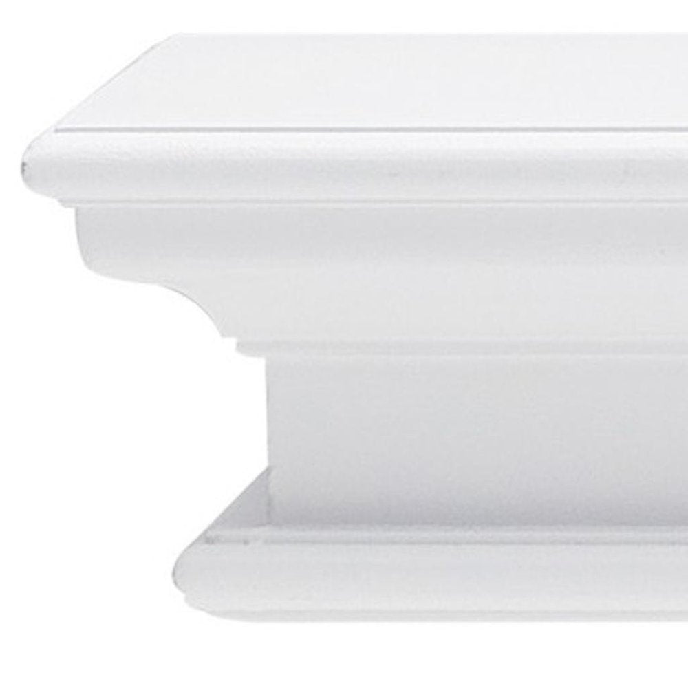 32" Classic White Floating Wall Shelf