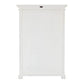 Classic White Two Level Storage Cabinet