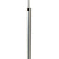 62" Floor Lamp With White Fabric Empire Shade
