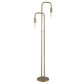 63" Two Light Torchiere Floor Lamp