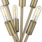 60" Six Light Torchiere Floor Lamp