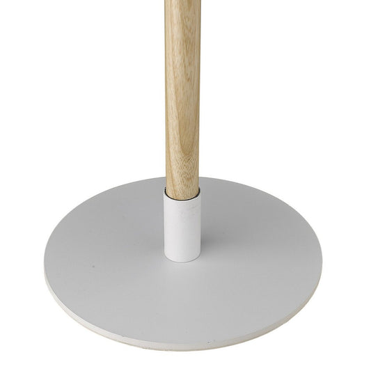 55" Brown And White Reading Floor Lamp