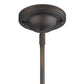 Antique Bronze Teardrop Shape Pendant Light