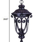 Naples 3-Light Marbelized Mahogany Hanging Light