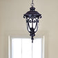 Naples 3-Light Marbelized Mahogany Hanging Light