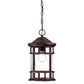 Black Lantern Seeded Metal Dimmable Chandelier With Clear Shades
