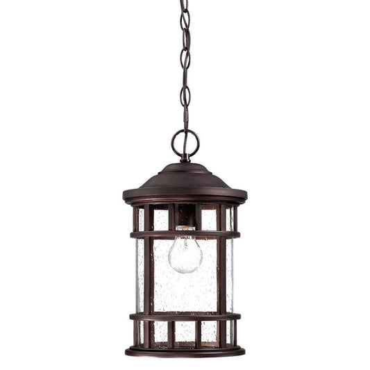 Black Lantern Seeded Metal Dimmable Chandelier With Clear Shades
