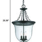 Belle 3-Light Matte black Hanging light