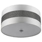 Harmony 3-Light Metallic Silver Pendant With Crystal Studded Platinum Sheen Shade