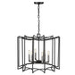 Rhian 8-Light Matte Black Pendant