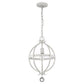 Callie 1-Light Country White Pendant