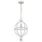 Callie 1-Light Country White Pendant