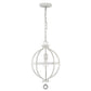 Callie 1-Light Country White Pendant