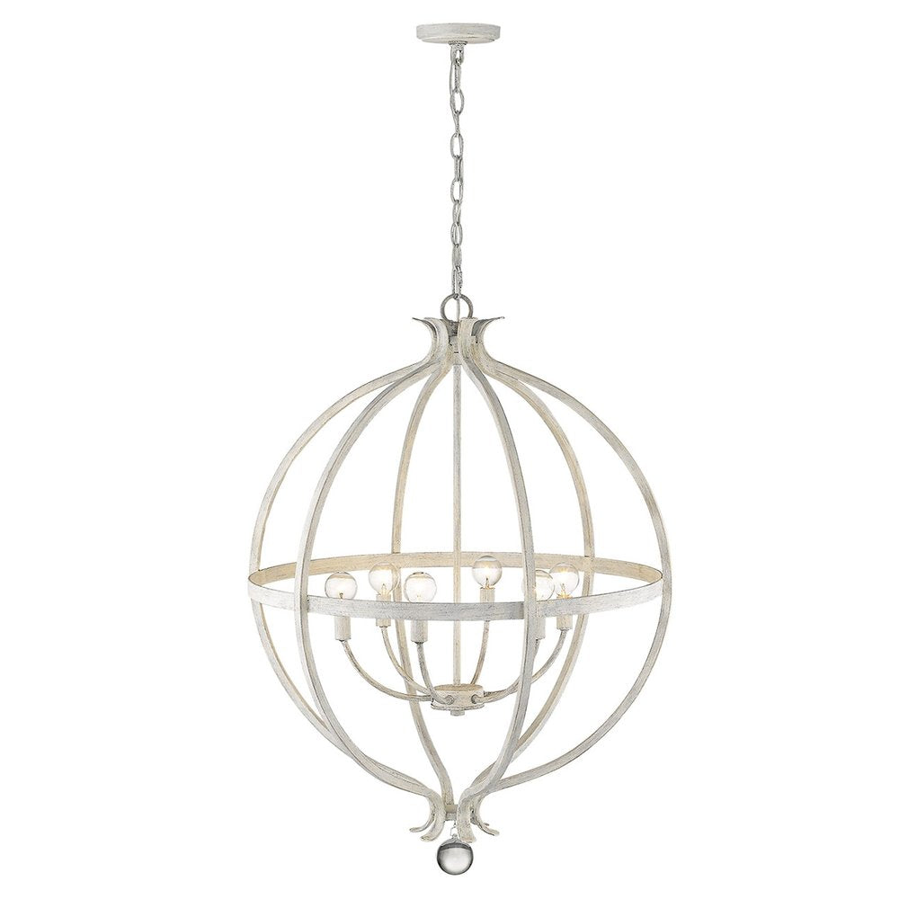 Callie 6-Light Country White Pendant