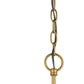 Gold Candle Style Three Light Crystal Metal Dimmable Chandelier