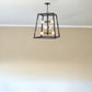 Tiberton 6-Light Oil-Rubbed Bronze Foyer Pendant With Antique Brass Sockets