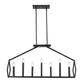 Luca 14-Light Matte Black Island Pendant