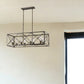 Brooklyn 8-Light Oil-Rubbed Bronze Island Pendant With Metal Framework Shade