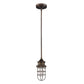 Bronze Lantern Metal Dimmable Ceiling Light With Bronze Shades