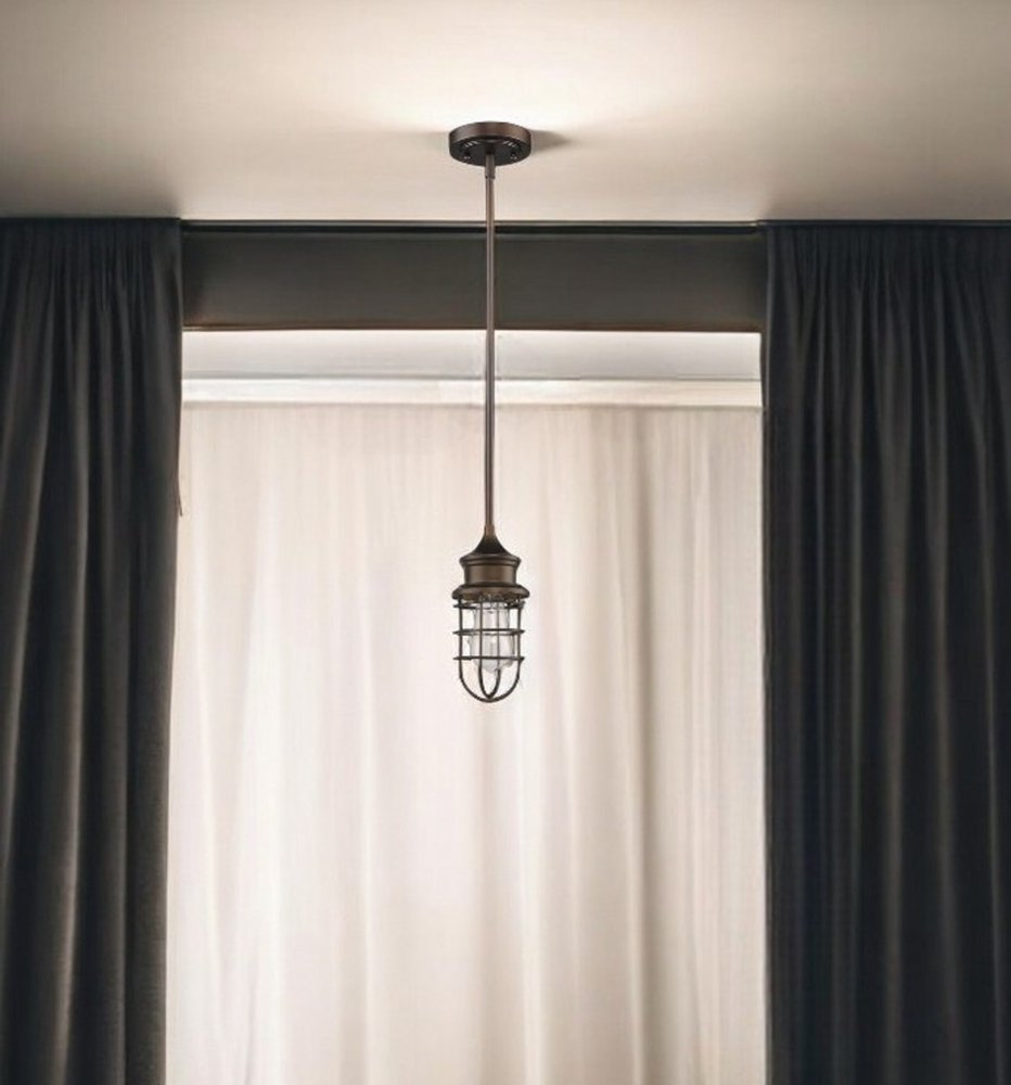 Bronze Lantern Metal Dimmable Ceiling Light With Bronze Shades
