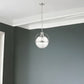 Kassian 1-Light Satin Nickel Pendant