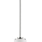 Silver Frosted Glass Hanging Light