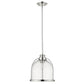 Stanton 1-Light Polished Nickel Pendant