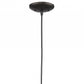 Industrial Brushed Bronze Hanging Light