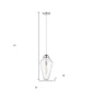 Ballina 1-Light Polished Nickel Mini-Pendant