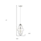 Ballina 1-Light Polished Nickel Mini-Pendant