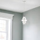 Ballina 1-Light Polished Nickel Mini-Pendant