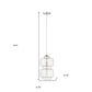 Ballina 1-Light Polished Nickel Mini-Pendant