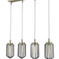 Reece 4-Light Aged Brass Island Pendant