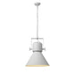 Crew 1-Light White Pendant