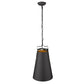 Faza 1-Light Matte Black Pendant