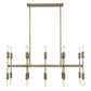 Perret 20-Light Aged Brass Island Pendant
