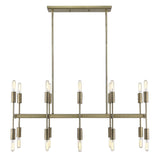 Perret 20-Light Aged Brass Island Pendant